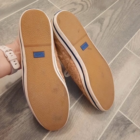 Kate Spade Keds Corkie Cream Cap Toe 9.5 - Picture 5 of 12